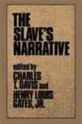 Book cover of The Slave's Narrative by Charles T. Davis