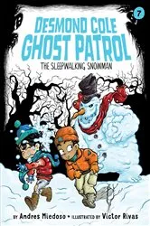 Book cover of The Sleepwalking Snowman by Andres Miedoso