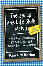 Book cover of The Social and Life Skills MeNu by Karra Barber