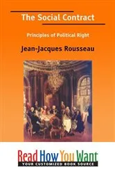 Book cover of The Social Contract Principles of Political Right by Jean-Jacques Rousseau