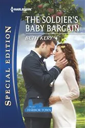 Book cover of The Soldier's Baby Bargain by Beth Kery