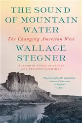 Book cover of The Sound of Mountain Water by Wallace Stegner