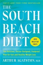 Book cover of The South Beach Diet by Arthur Agatston