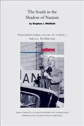 Book cover of The South in the Shadow of Nazism by Stephen J. Whitfield