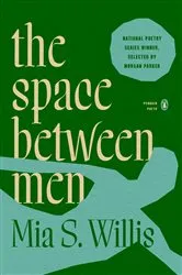 Book cover of the space between men by Mia S. Willis