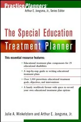 Book cover of The Special Education Treatment Planner by Julie A. Winkelstern