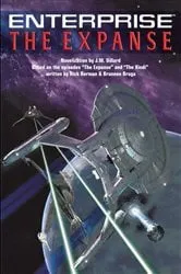 Book cover of The Star Trek: Enterprise: The Expanse by J.M. Dillard