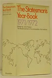 Book cover of The Statesman's Year-Book 1971-72 (108th ed.) by J. Paxton