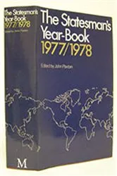 Book cover of The Statesman's Year-Book 1977-78 by J. Paxton