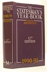 Book cover of The Statesman's Year-Book 1990-91 (127th ed.) by J. Paxton