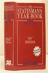 Book cover of The Statesman's Year-Book 1997-8 by B. Hunter