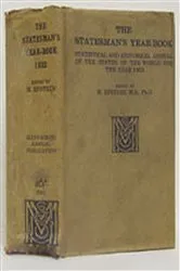 Book cover of The Statesman's Year-Book (69th ed.) by M. Epstein