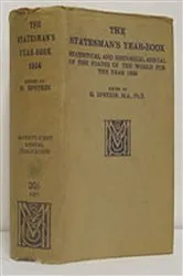 Book cover of The Statesman's Year-Book (71st ed.) by M. Epstein