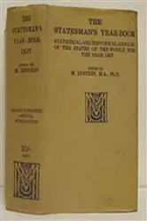 Book cover of The Statesman's Year-Book (74th ed.) by M. Epstein