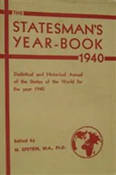 Book cover of The Statesman's Year-Book (77th ed.) by M. Epstein