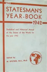 Book cover of The Statesman's Year-Book (79th ed.) by M. Epstein