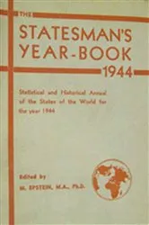 Book cover of The Statesman's Year-Book (81st ed.) by M. Epstein