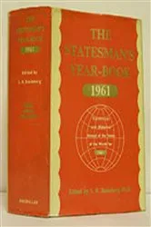 Book cover of The Statesman's Year-Book (98th ed.) by S. Steinberg