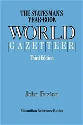 Book cover of The Statesman's Year-Book' World Gazetteer by John Paxton
