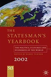 Book cover of The Statesman's Yearbook 2002 by B. Turner