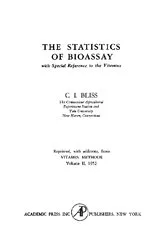 Book cover of The Statistics of Bioassay by C. I. Bliss