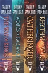 Book cover of The Stormlight Archive, Books 1-4 by Brandon Sanderson