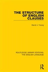 Book cover of The Structure of English Clauses by David Young