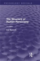 Book cover of The Structure of Human Personality (Psychology Revivals) by H. J. Eysenck