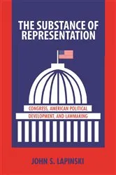 Book cover of The Substance of Representation by John S. Lapinski