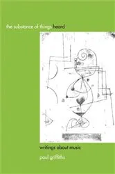Book cover of The Substance of Things Heard by Unknown