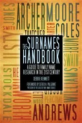 Book cover of The Surnames Handbook by Debbie Kennett