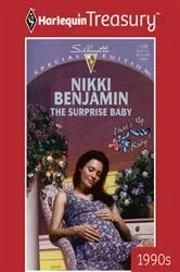 Book cover of THE SURPRISE BABY by Nikki Benjamin