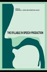 Book cover of The Syllable in Speech Production by Unknown