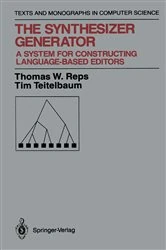 Book cover of The Synthesizer Generator by Thomas W. Reps