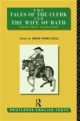 Book cover of The Tales of The Clerk and The Wife of Bath by Geoffrey Chaucer