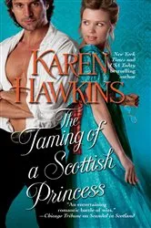 Book cover of The Taming of a Scottish Princess by Karen Hawkins