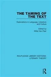 Book cover of The Taming of the Text by Willie Van Peer