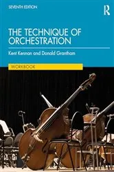 Book cover of The Technique of Orchestration Workbook (7th ed.) by Kent Kennan
