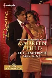 Book cover of The Temporary Mrs. King by Maureen Child