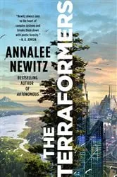 Book cover of The Terraformers by Annalee Newitz