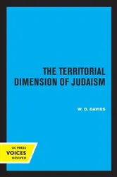 Book cover of The Territorial Dimension of Judaism by W. D. Davies