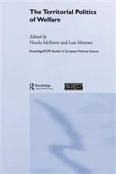 Book cover of The Territorial Politics of Welfare by Nicola McEwen