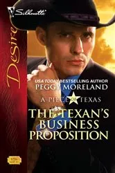 Book cover of The Texan's Business Proposition by Peggy Moreland