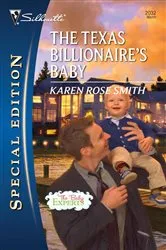 Book cover of The Texas Billionaire's Baby by Karen Rose Smith