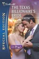 Book cover of The Texas Billionaire's Bride by Crystal Green