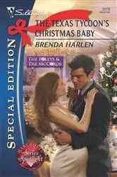 Book cover of The Texas Tycoon's Christmas Baby by Brenda Harlen