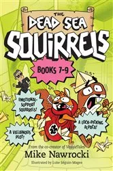 Book cover of The The Dead Sea Squirrels Set Books 7-9: Merle of Nazareth / A Dusty Donkey Detour / Jingle Squirrels by Mike Nawrocki