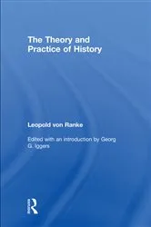 Book cover of The Theory and Practice of History by Leopold von Ranke