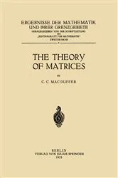 Book cover of The Theory of Matrices by Cyrus Colton MacDuffee