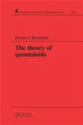 Book cover of The Theory of Quantaloids by K I Rosenthal